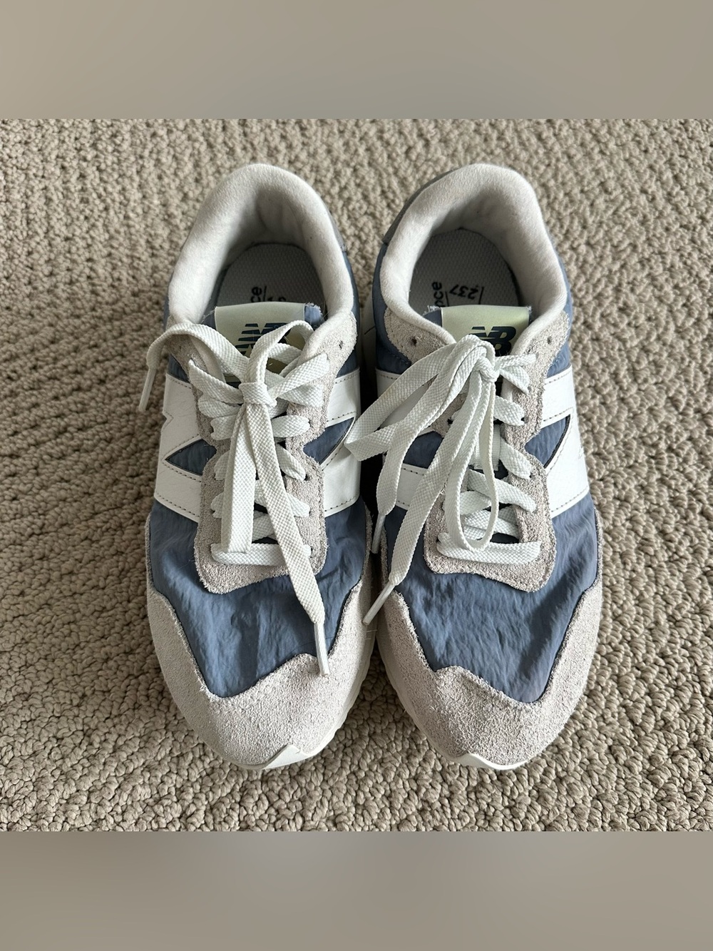 New Balance 237 Sneakers in Blue and White